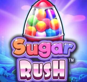 Sugar Rush slot with colorful candies, available on Magius Casino.